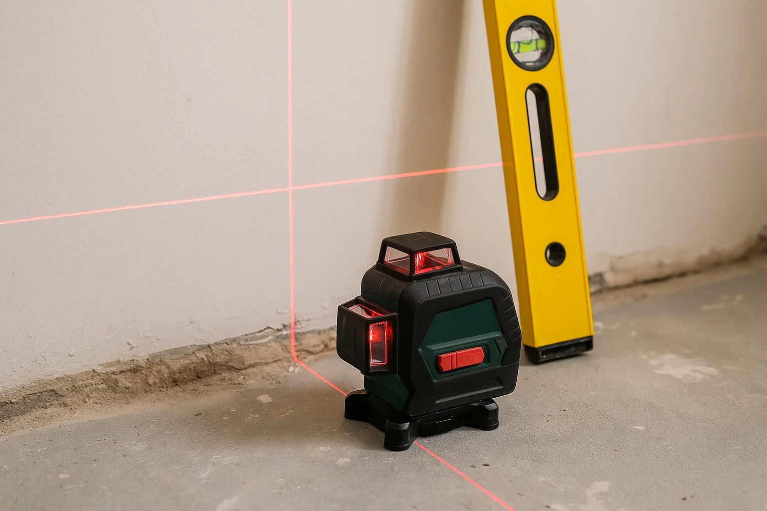 poziomnica laserowa do prac remontowych
